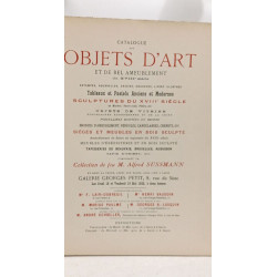 Collection alfred sussmann objets d'art et de bel ameublement...