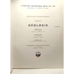 Résultats scientifiques - VOLUME VII GEOLOGIE et ANNEXE...