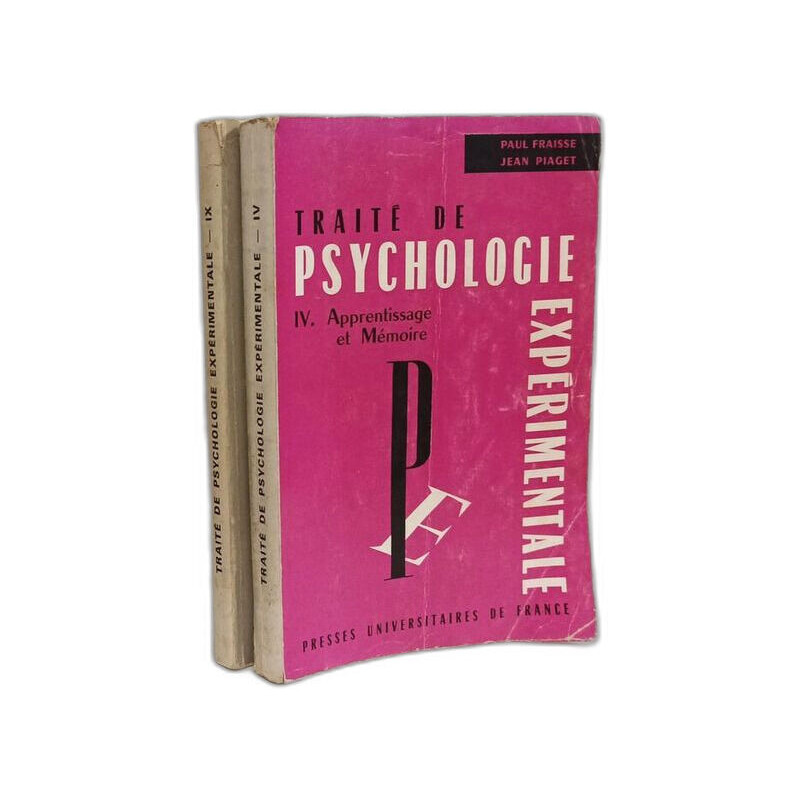 Traité de psychologie expérimentale - IV. Apprentissage et mémoire...