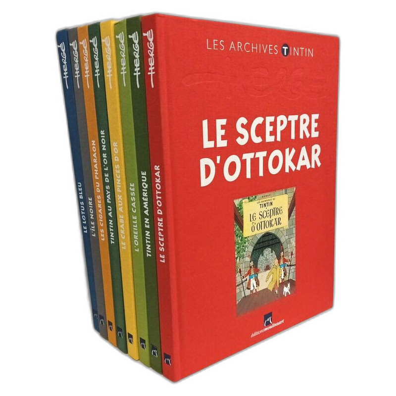 Le Sceptre d'Ottokar + Le lotus bleu + L'île noire + L'oreil...