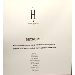 Secrets... Histoire d'une édition de deux pièces de mobilier...