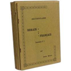 Dictionnaire Borain-Français - Fascicule 2-3-4-5-6-