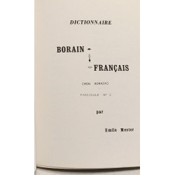 Dictionnaire Borain-Français - Fascicule 2-3-4-5-6-