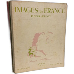 Lot de 4 revues : Plaisir de france Mars 1952 - avril 1952 - mai...
