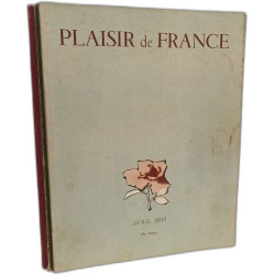 Lot de 4 revues : Plaisir de france Mars 1952 - avril 1952 - mai...