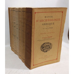 Picard manuel d'archéologie grecque - LA SCULTPURE - 9 volumes:...