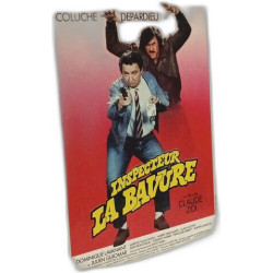 INSPECTEUR LA BAVURE - Avec Coluche Et Depardieu Dessinés Par Cabu...