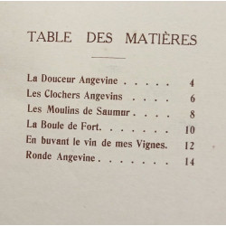 Chansons du pays d'Anjou