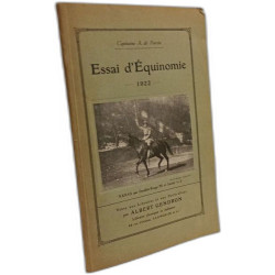 Essai d'équinomie