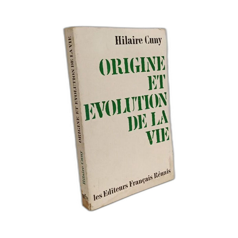 Origine et évolution de la vie