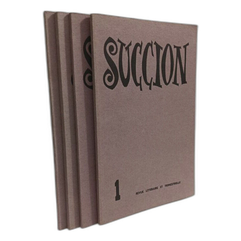 Succion --- revue litteraire et trimestrielle - N°1-3-4-6 (1974-75)