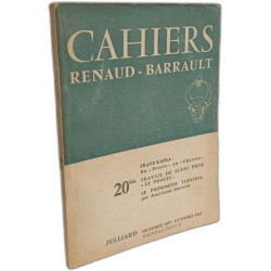 Cahiers Renaud Barrault 20 bis