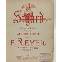 Sigurd opéra en 4 actes et 9 tableaux