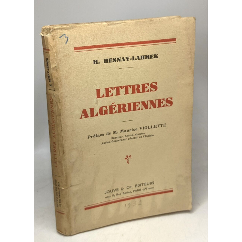 Lettres algériennes