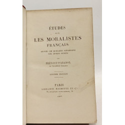 Études sur les moralistes français suivies de quelques réflexions...