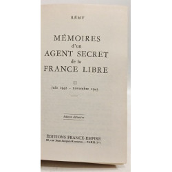 Mémoires d'un agent secret de la France libre - TOME I et II