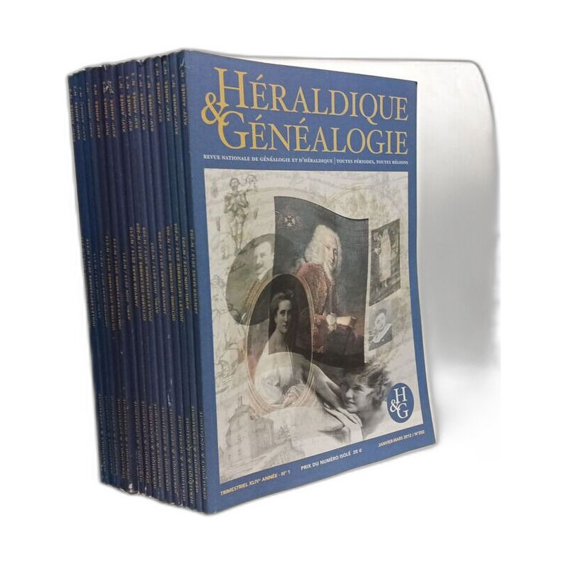 Hérladique et généalogie - 16 numéros n°202 au n°217 entre 2012 et...