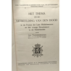Het thema en de uitbeelding van den dood in poëzie der late...