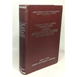 Principes d'analyse et de synthèse en chimie organique -...