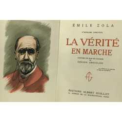 La vérité en marche - l'affaire Dreyfus - gravures sur bois en...