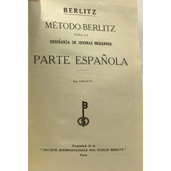 Método-Berlitz para la ensenanza de idiomas modernos Parte espanola