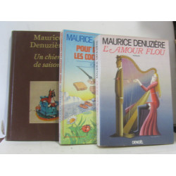 Lot de trois livres : un chien une saison -L'amour flou - pour...