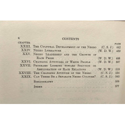Race relations - adjustment of whites and negroes in the United States
