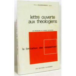Lettre ouverte aux théologiens la limitation des naissances