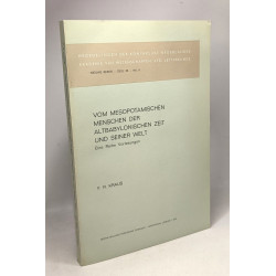 Vom mesopotamische menschen der altbabylonischen zeit und seiner...