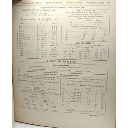 Tables annuelles de constantes et données numériques de chimie...