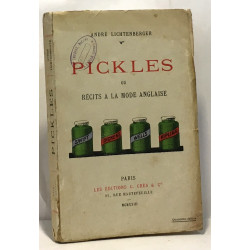 Pickles ou récits à la mode anglaise