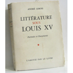 Littérature sous louis XV