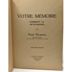 Votre mémoire comment la développer