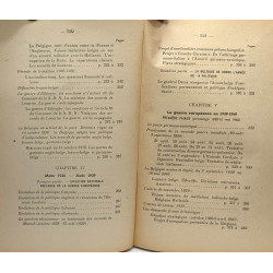 La Belgique et la Crise Européenne 1914-1943