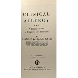 Clinical allergy - a practical guide to diagnosis and treatment -...