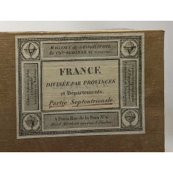 France divisée par Provincess et départements - Partie Méridionale...