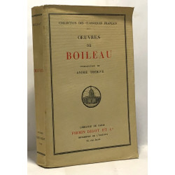 Oeuvres de Boileau - introduction de André Thérive