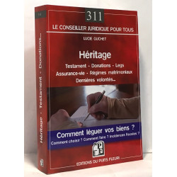 Héritage - Testament - Donations: Comment léguer vos biens ?...