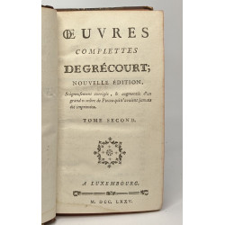 Oeuvres complètes tome second Chansons et poésies diverses