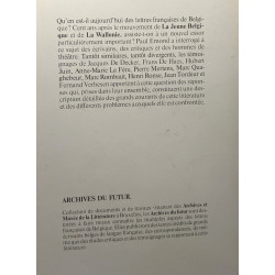 Lettres françaises de Belgique --- Mutations ---- entretiens de...