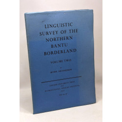 Linguistic survey of the northern bantu borderland - volume two
