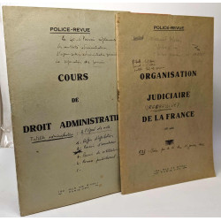 Cours de droit administratif + Organisation judiciaire de la...