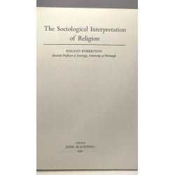 Sociological Interpretation of Religion