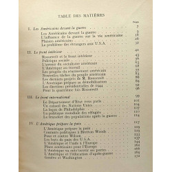L'Amérique de la guerre à la paix