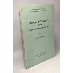Dialogues in Turgenev's Novels: Speech-introductory Devices