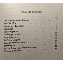 Les heures moins bonnes - avec hommage de l'auteur