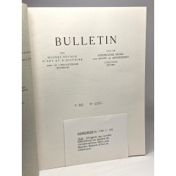 Bulletin des musées royaux d'art et d'histoire / van de...
