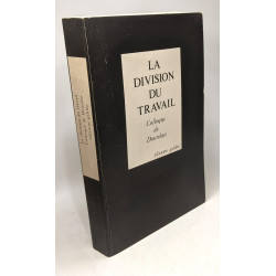 Division du travail - Colloque de Dourdan