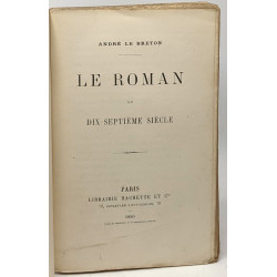 Le roman au dix-septième siècle