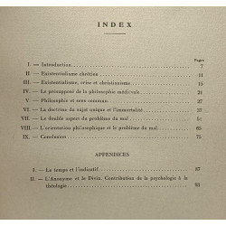 Existentialisme théologique - TOME I - acutalités scientifiques et...